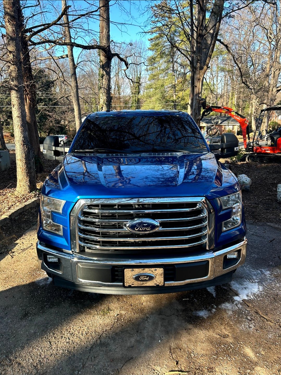 Blue Ford F-150